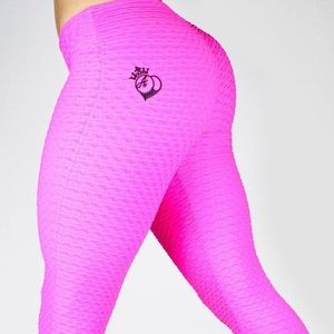 BootyQueen Ideal Legging Hot Pink Size: Small